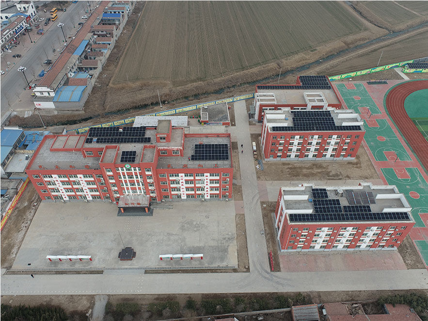 The first phase of the 480MWp distributed photovoltaic power generation project in Qihe County