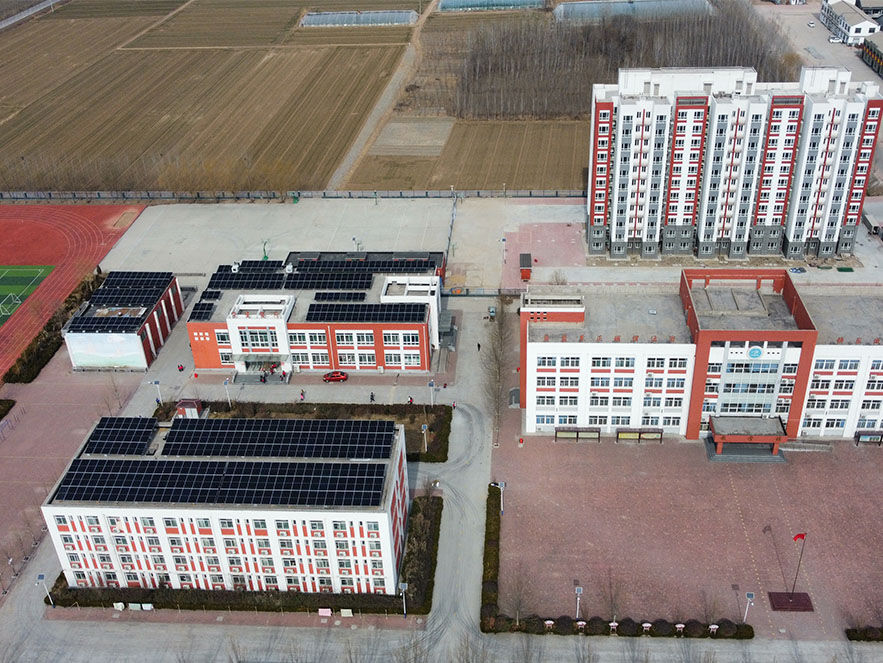 The first phase of the 480MWp distributed photovoltaic power generation project in Qihe County