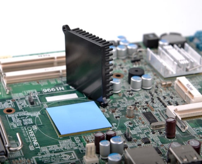 Low oil-bleeding, low volatility thermal conductive silicone film for heat dissipation in silicone-sensitive devices. Low oil-bleeding, low volatility thermal conductive silicone film for heat dissipation in silicone-sensitive devices.