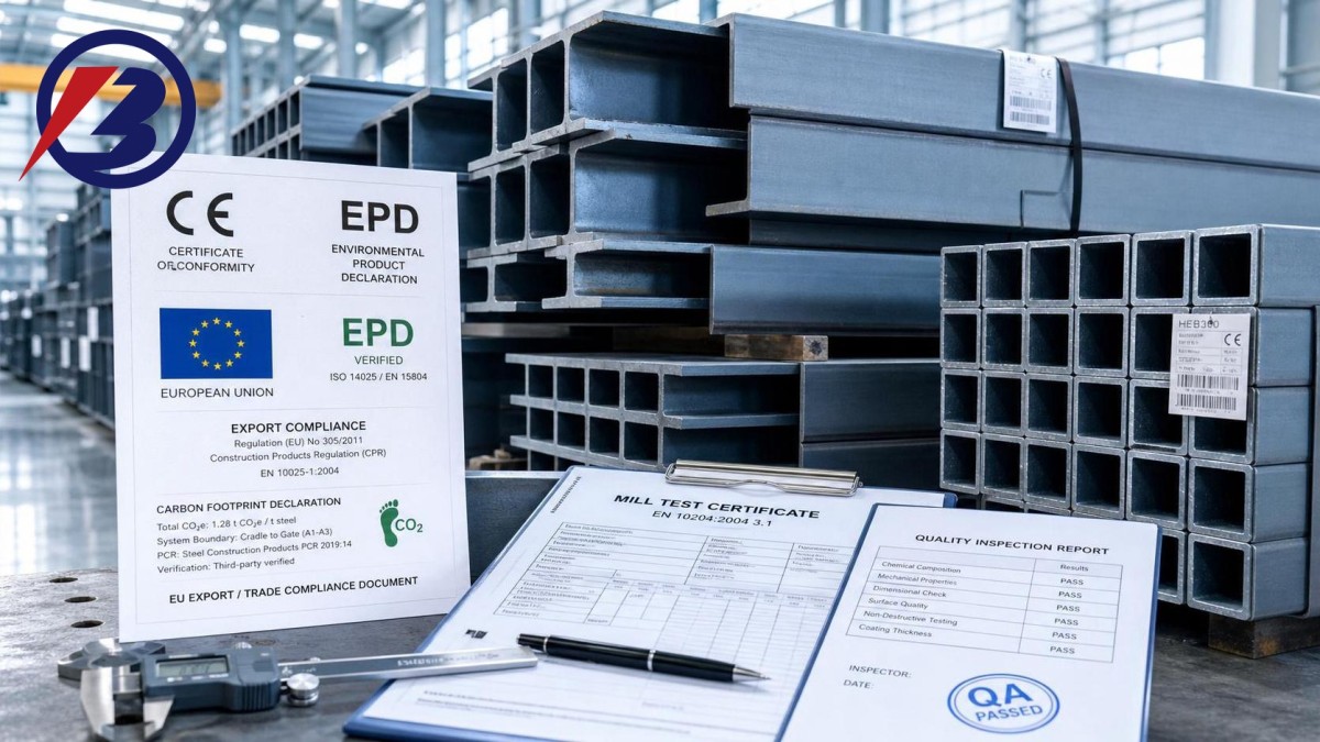 EU EN 1090-1:2026 Adds Carbon Footprint Data to CE Declarations