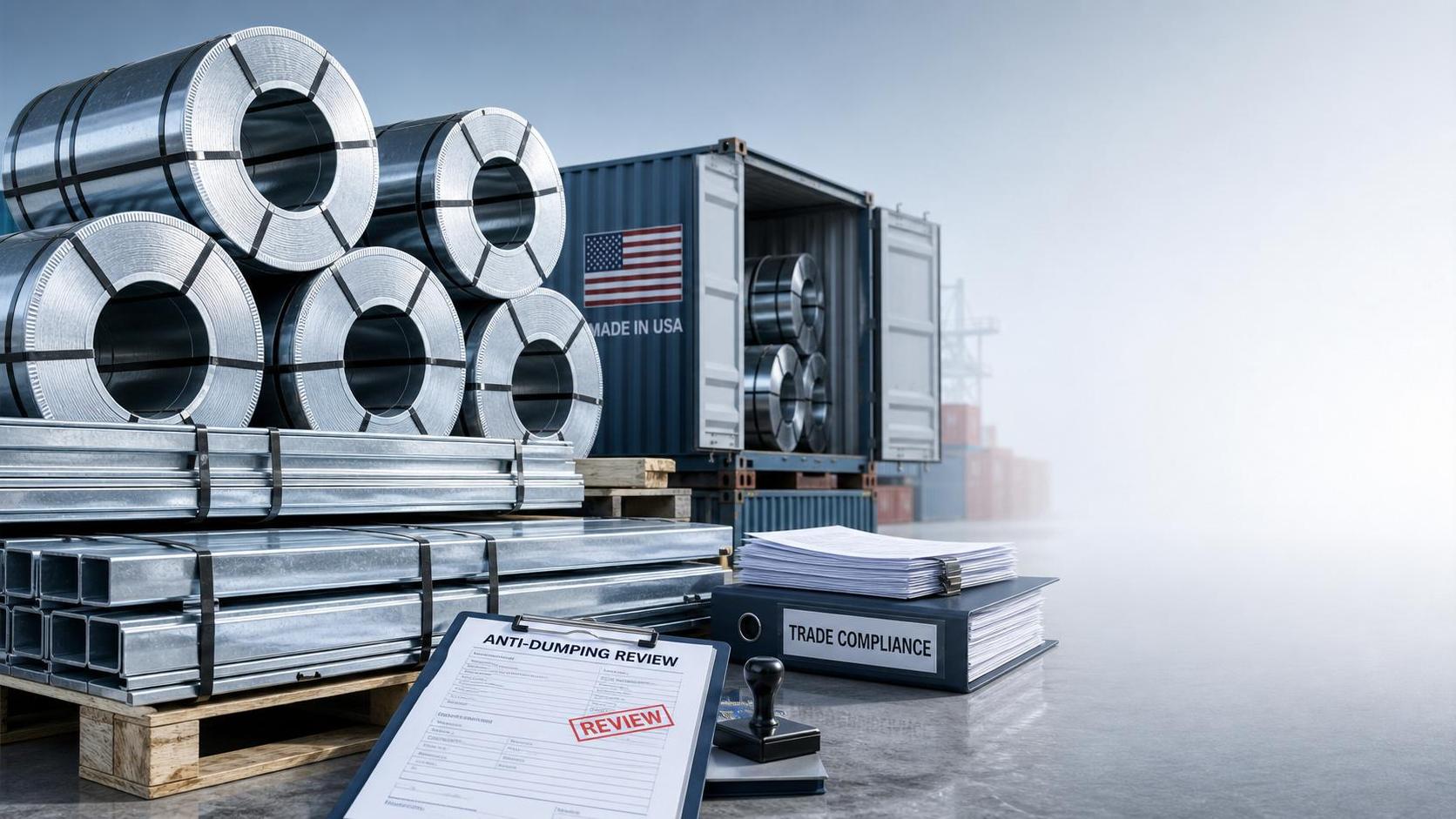 US Starts AD Review of Chinese Galvanized Steel US Starts AD Review of Chinese Galvanized Steel