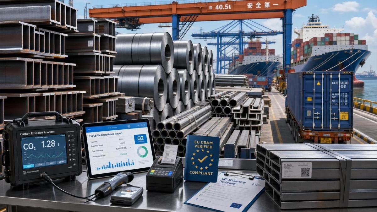 EU CBAM Steel Phase 2 Starts Direct Emissions Reporting