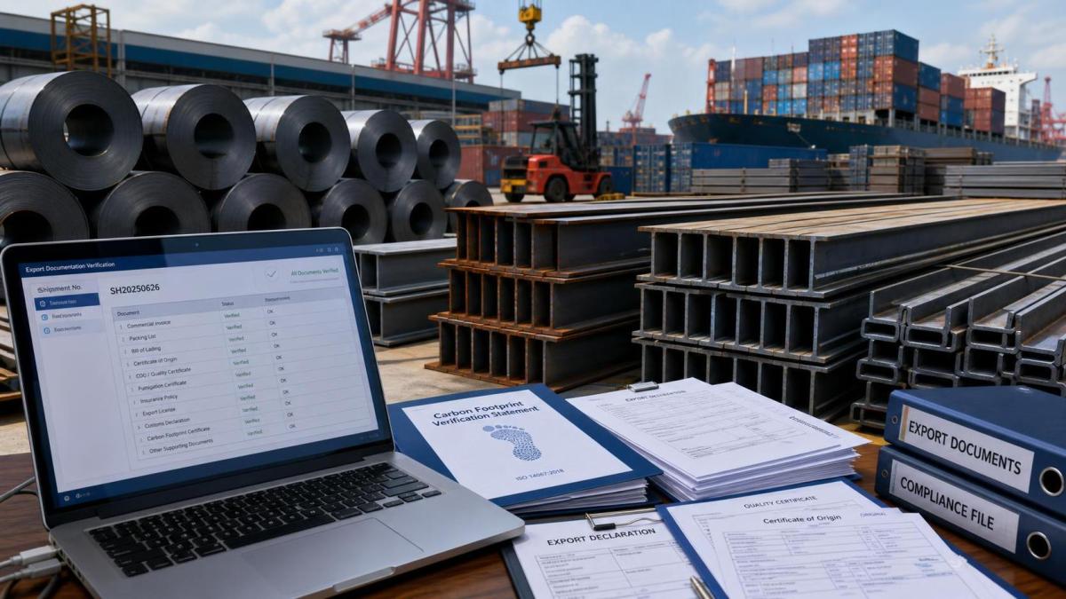 China Customs Tightens Steel Export Declarations With New Carbon Footprint Rule