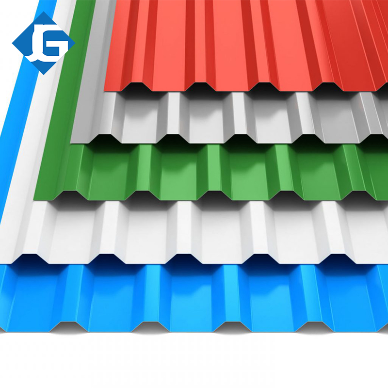 Color corrugated roofing sheet