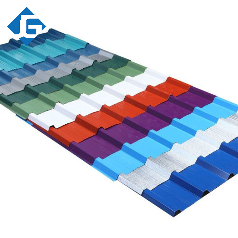 Color corrugated roofing sheet