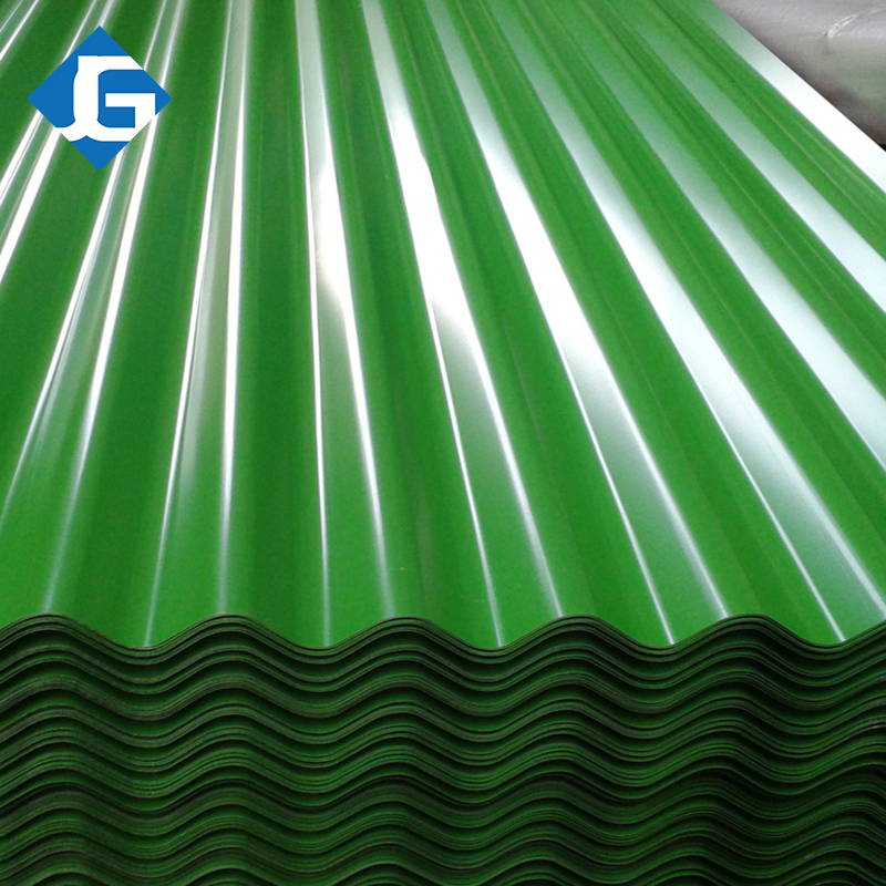 Color corrugated roofing sheet