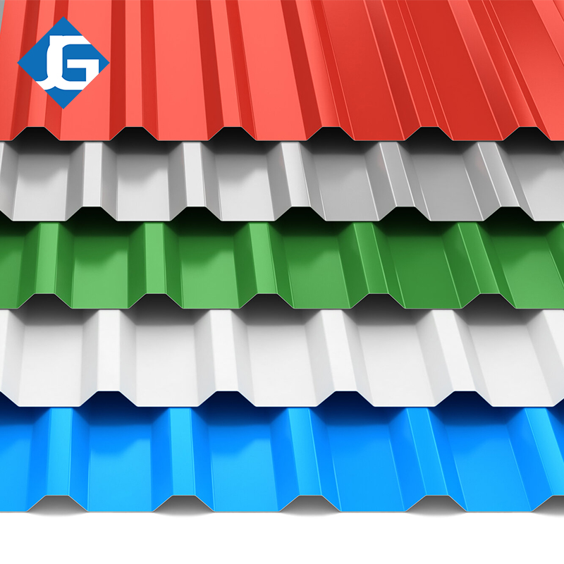 Color corrugated roofing sheet