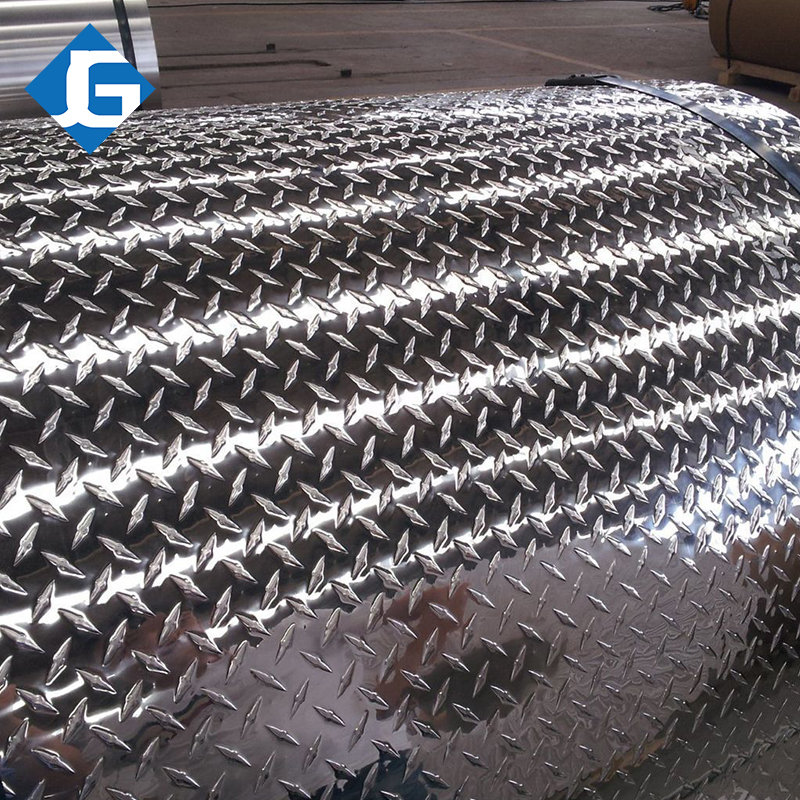 Embossed aluminum coil