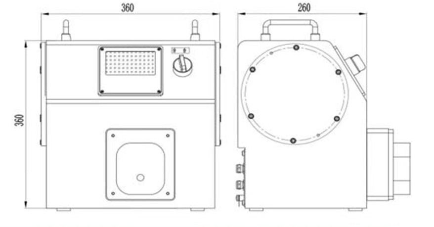 Explosion proof peristaltic pump FB-DBTB-1A
