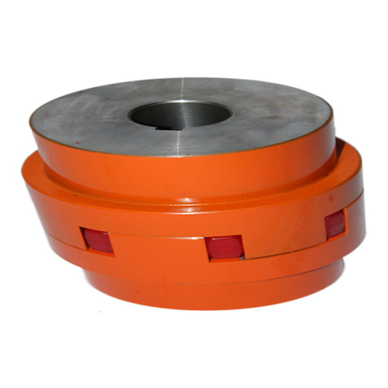 Elastic pin coupling for cushioning and vibration absorption