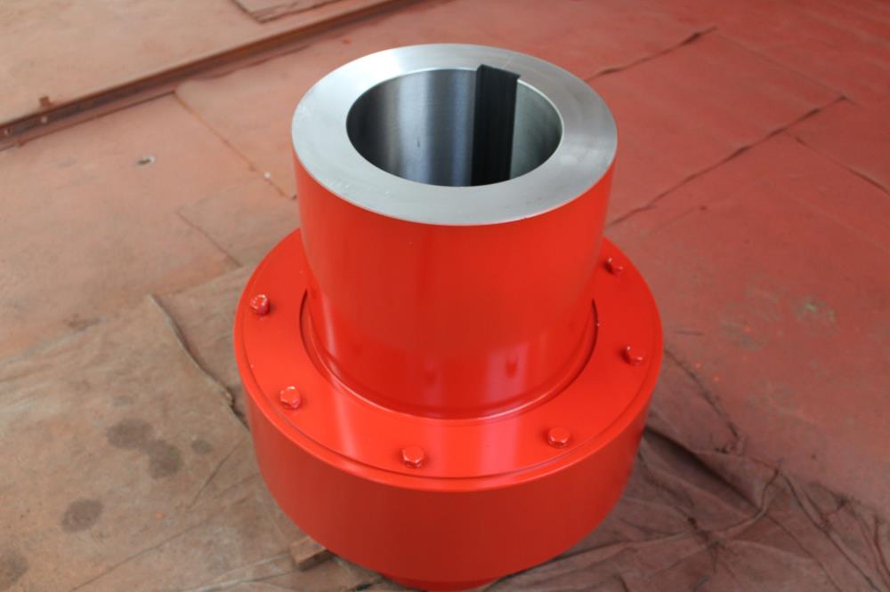 Gear coupling tooth surface wear accelerates main oil pump thrust