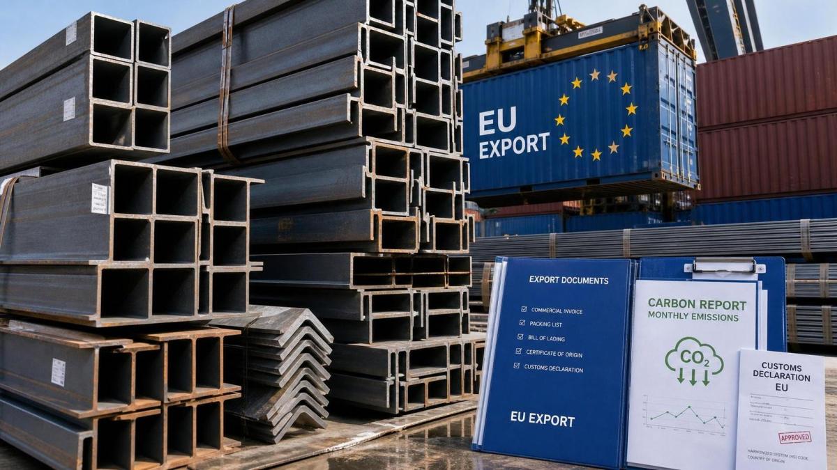 EU CBAM Transition Rules Extend Monthly Carbon Reporting to Steel Sections