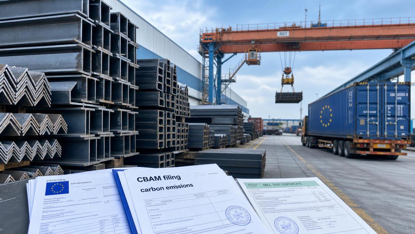 EU CBAM Filing Starts for Steel Profile Exports EU CBAM Filing Starts for Steel Profile Exports