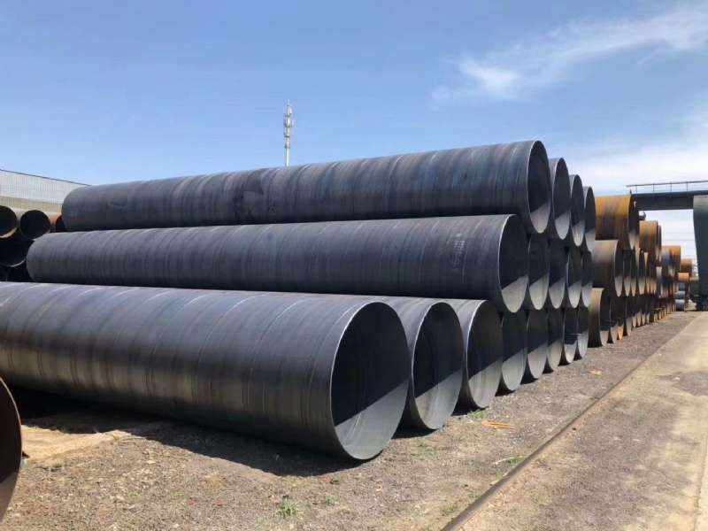 Round welded steel pipe
