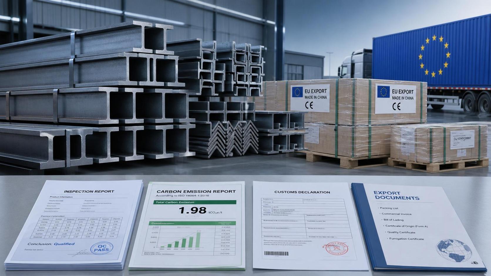 EU CBAM Phase 3 Requires Embedded Carbon Data for Steel Profiles EU CBAM Phase 3 Requires Embedded Carbon Data for Steel Profiles