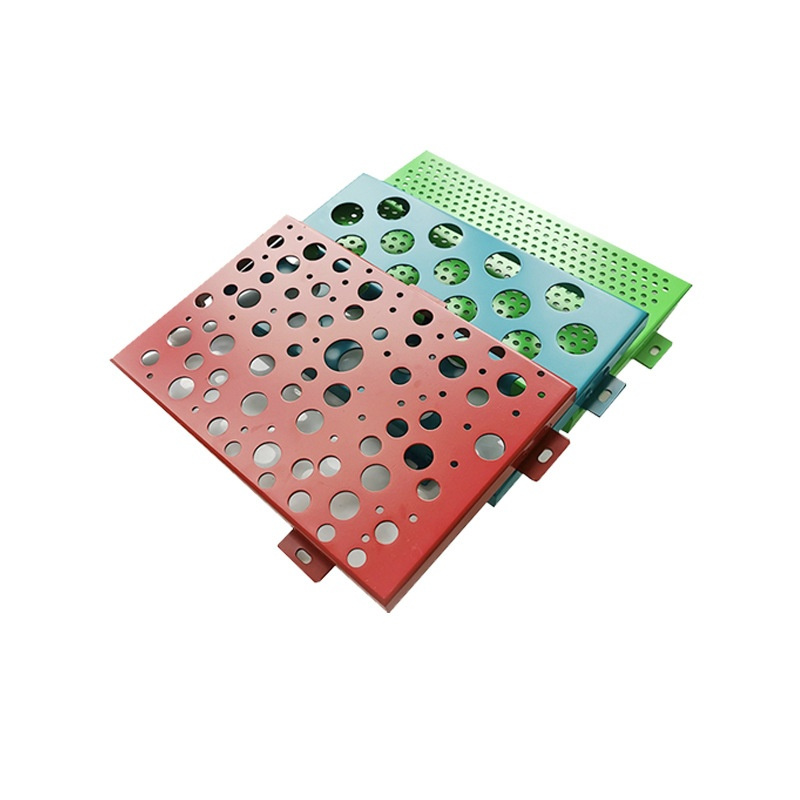 Exterior wall decorative aluminum panels