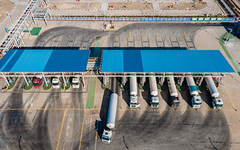 Our company's coke oven gas to LNG production exceeded one million tons