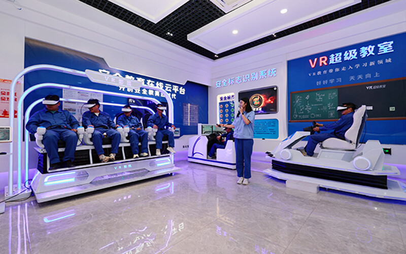 Our company's VR Experience Center supports safety education. Our company's VR Experience Center supports safety education.