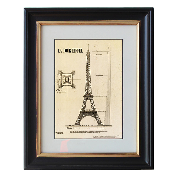 Frame with old picture