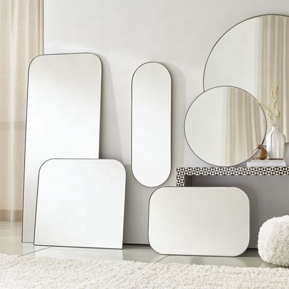 Metal mirror frame