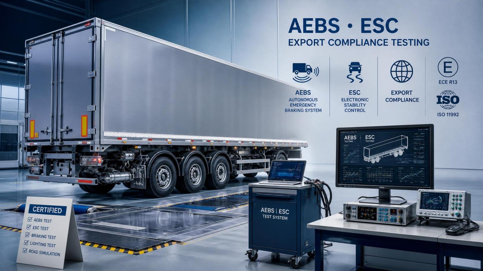 U.S. DOT Rule Makes AEBS and ESC Mandatory for Semitrailers U.S. DOT Rule Makes AEBS and ESC Mandatory for Semitrailers