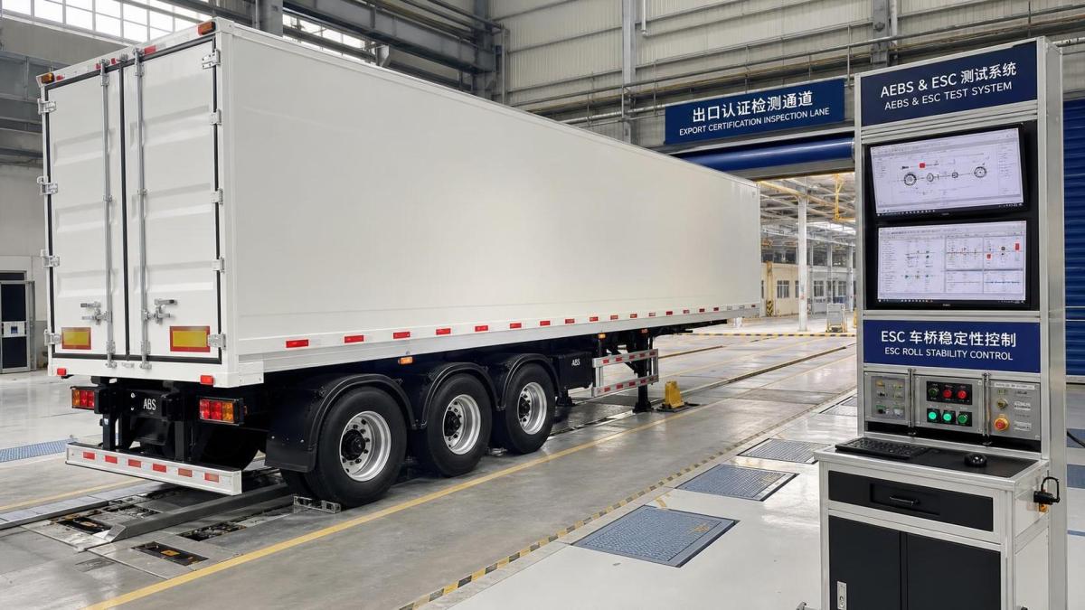 U.S. DOT Rule Makes AEBS and ESC Mandatory for Semitrailers U.S. DOT Rule Makes AEBS and ESC Mandatory for Semitrailers