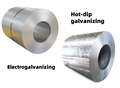 What is the difference between electrogalvanizing and hot-dip galvanizing?
