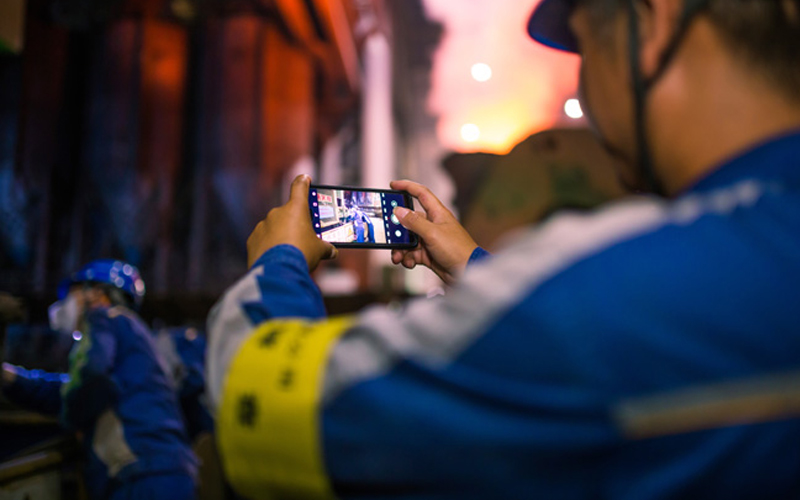 Take pictures when you're safe