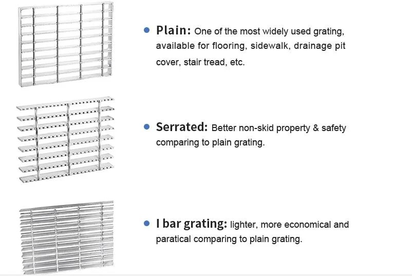 32*5mm Steel Walkway Grating Flat Grill Grate Stainless Steel