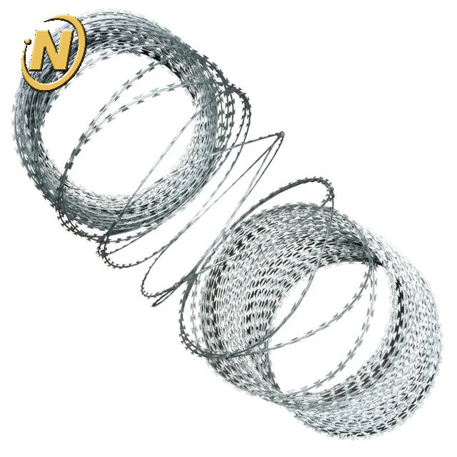 Blade Concertina Wall Spikes Spike Razor Anti Climb Barbed Wire Strand Mesh