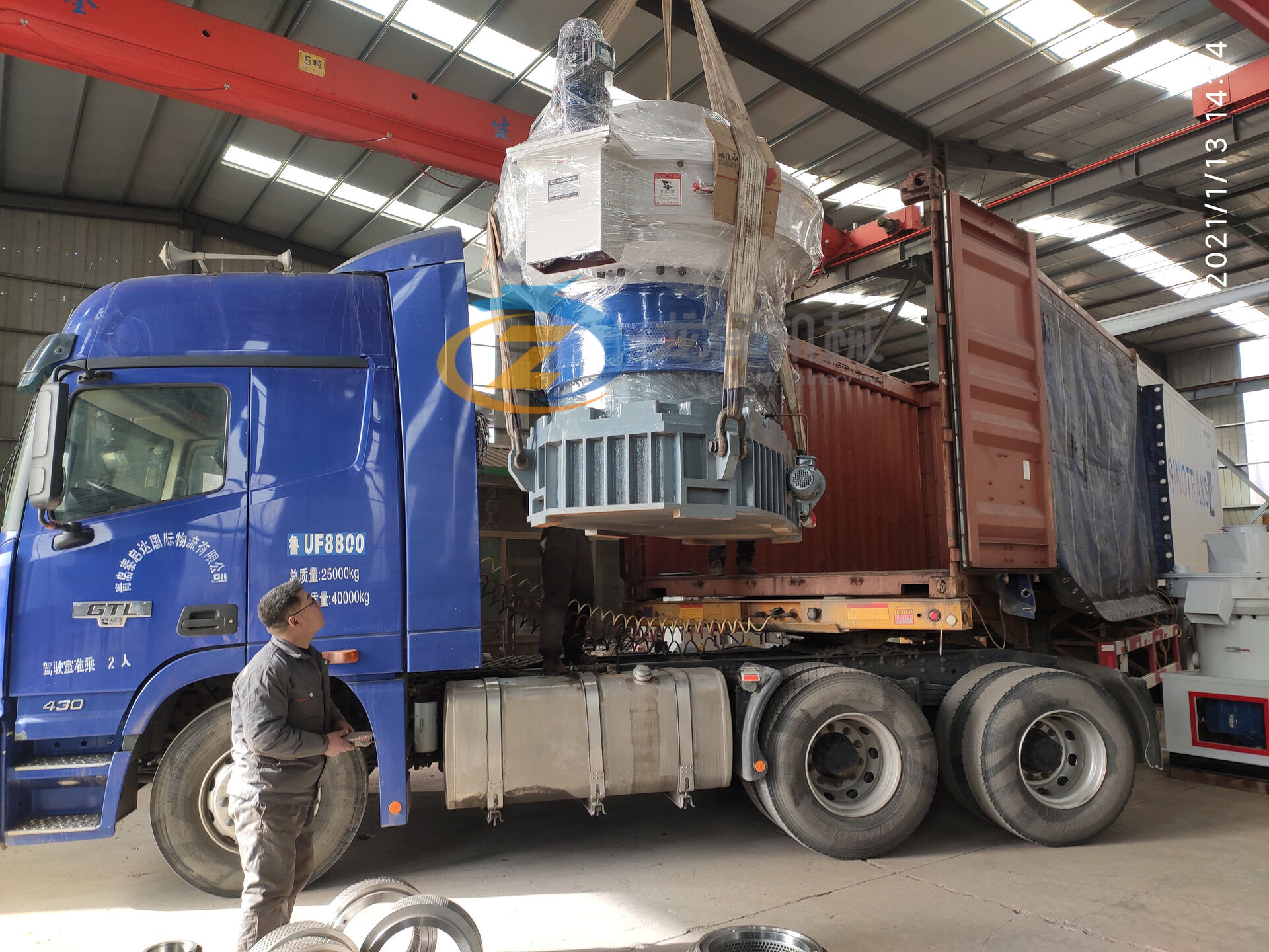 Send India With Complete 2t/h Wood Pellet Production Line