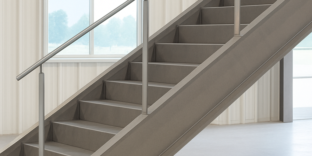 Square steel profiles: enhancing the grandeur of staircase designs