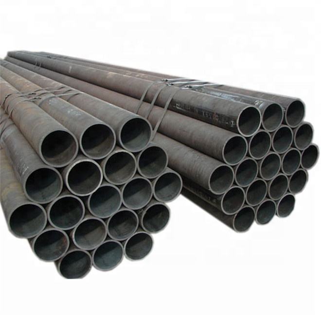 Large Stock Carbon Steel Welded Pipe ASTM A53 A106 1/2 Inch 24 Inch SCH40 SCH80 Black Q235B Q345B Steel Tube with Cutting