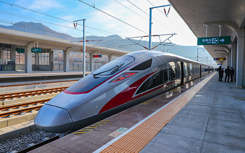 Shandong steel support the operation of the Jilai high-speed railway