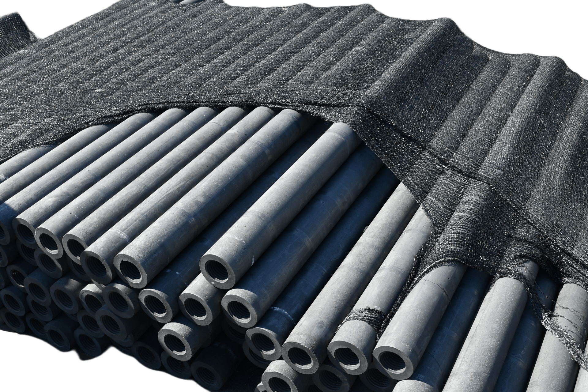 Slag removal problem of graphite electrode in electrolysis