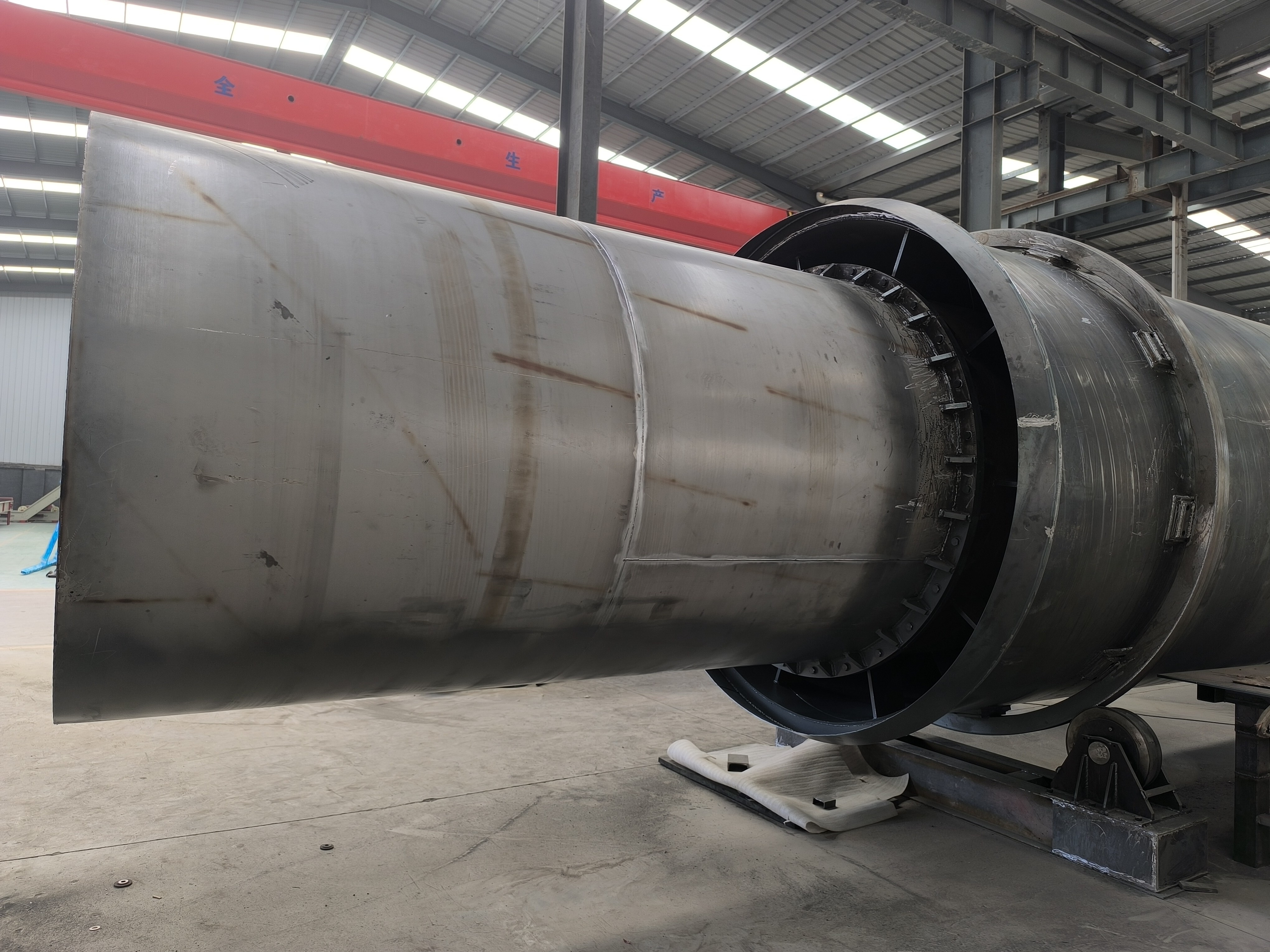 SHANDONG LONGZE~DOUBLE LAYER ROTARY DRYER EXPORT