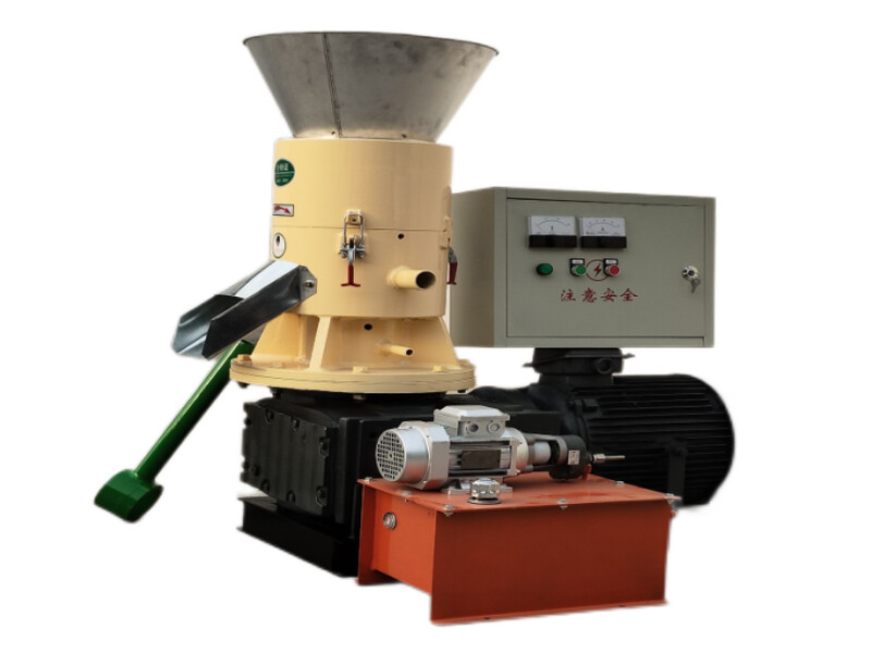 37KW SKJ400 Flat Die Wood Pellet Mchine