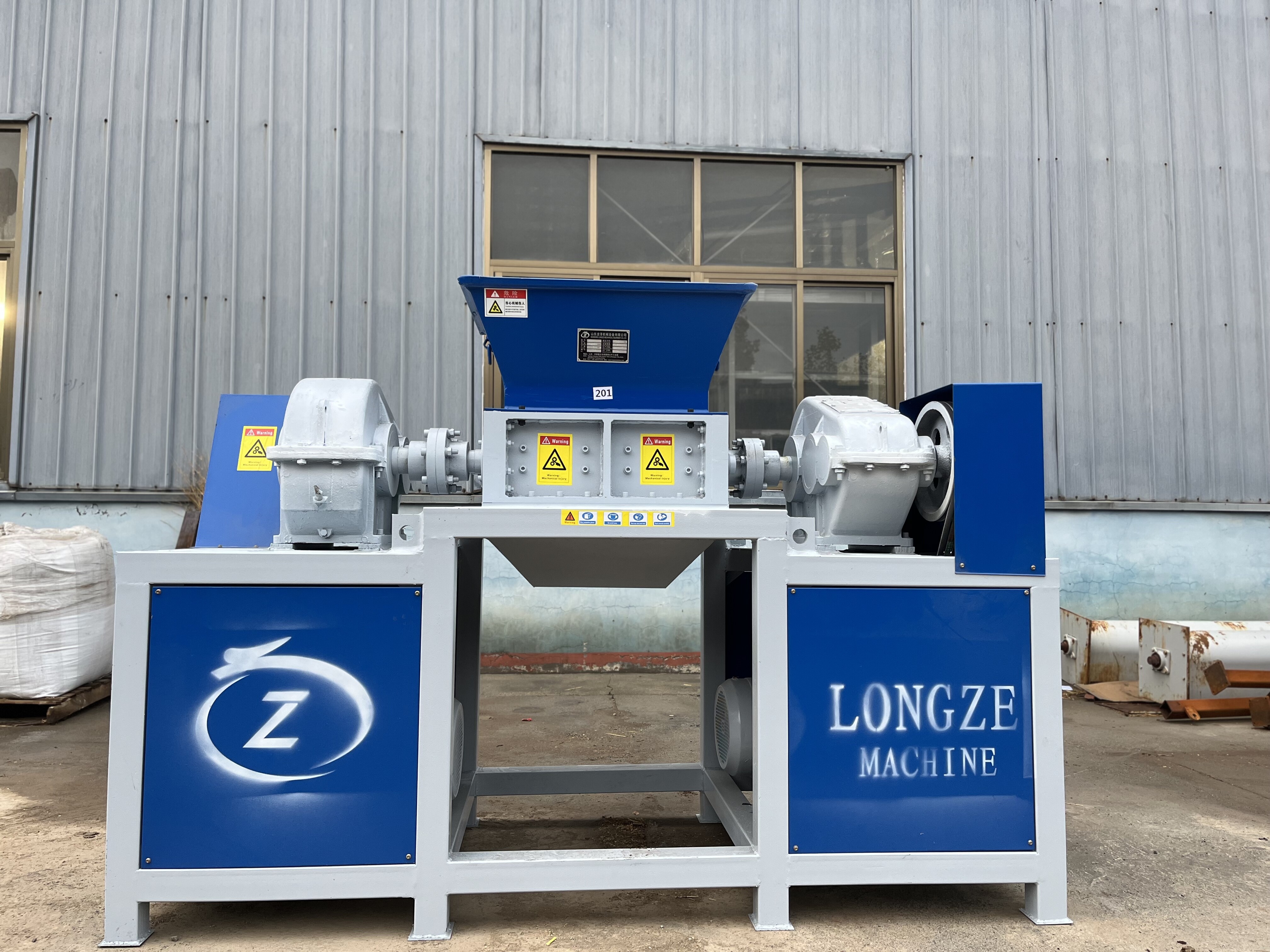 Double Roller Shredder shipped to India