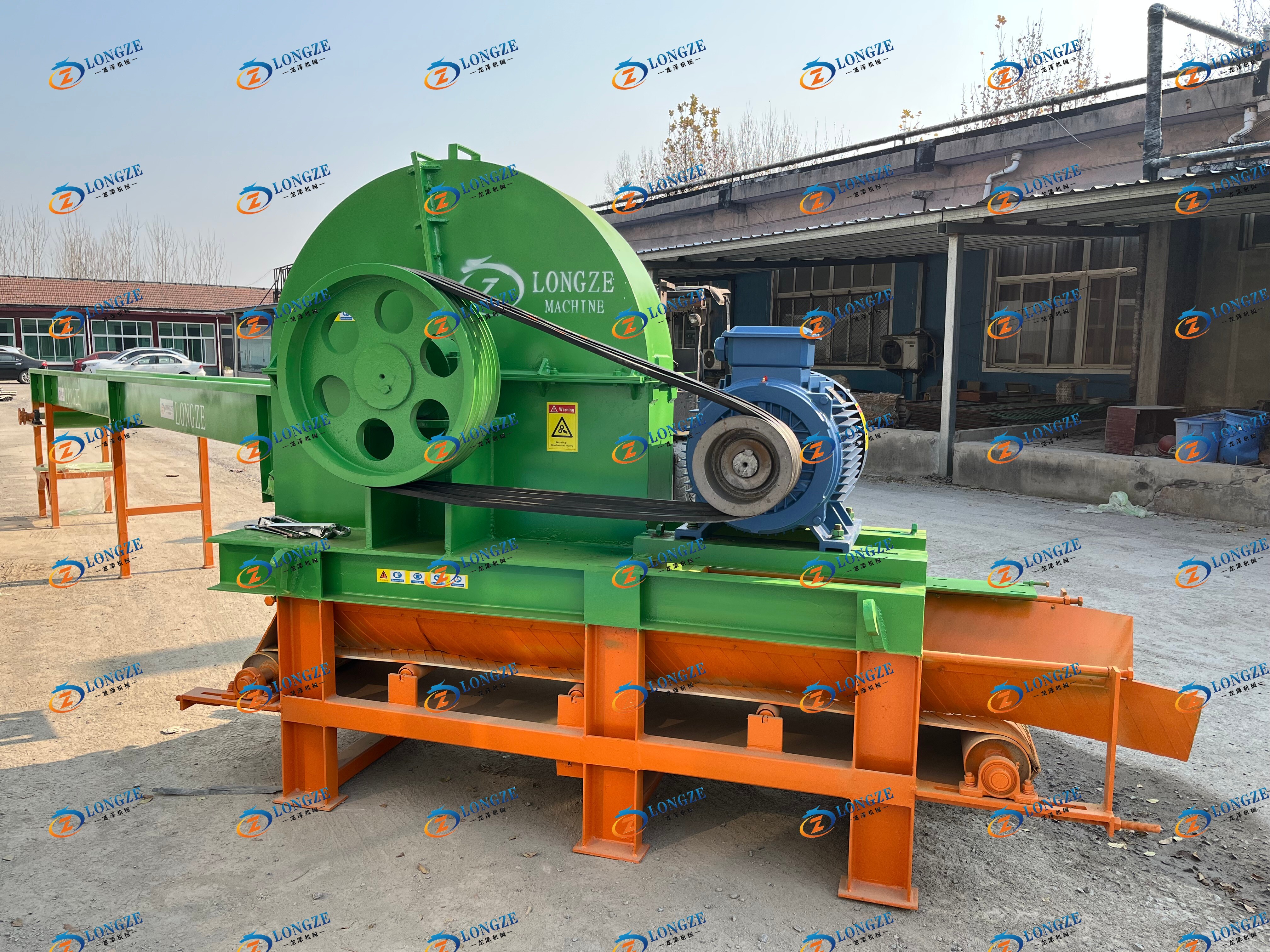 LONZE DISC WOOD CHIPPER EXPORTED 