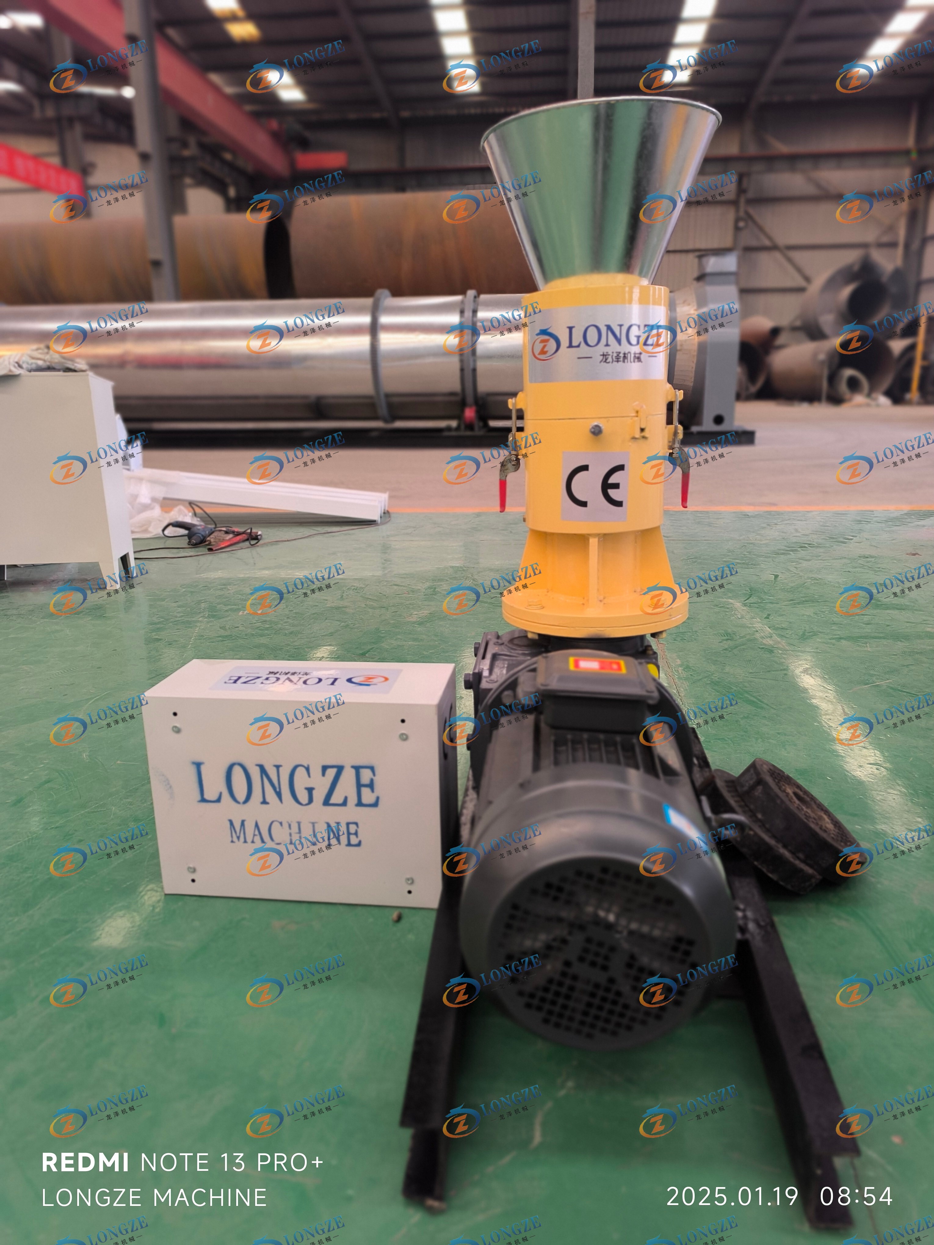 Shandong Longze 7.5KW Wood Pellet Machine Export Uzbekistan