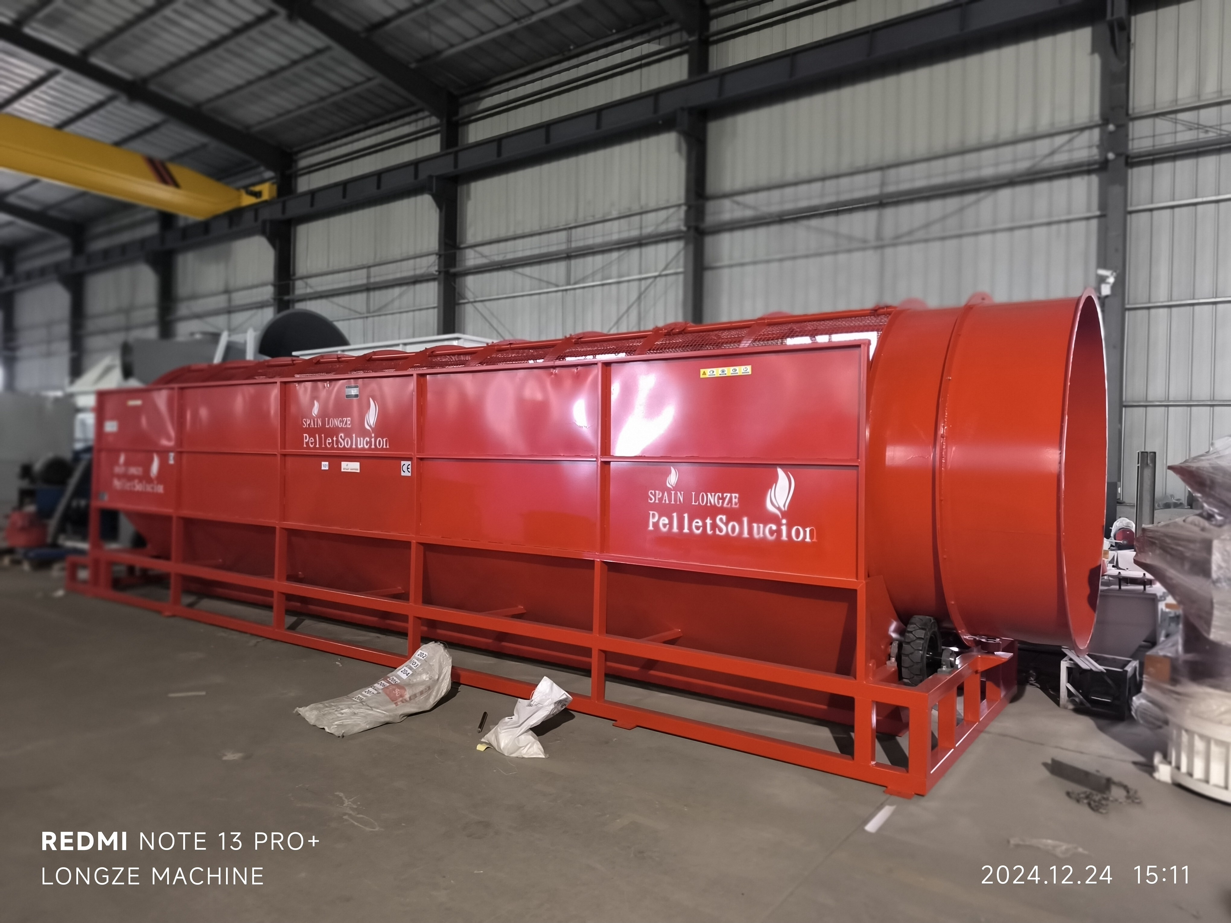​1.8*8M DRUM SCREENER SHIPPED TO EUROPE