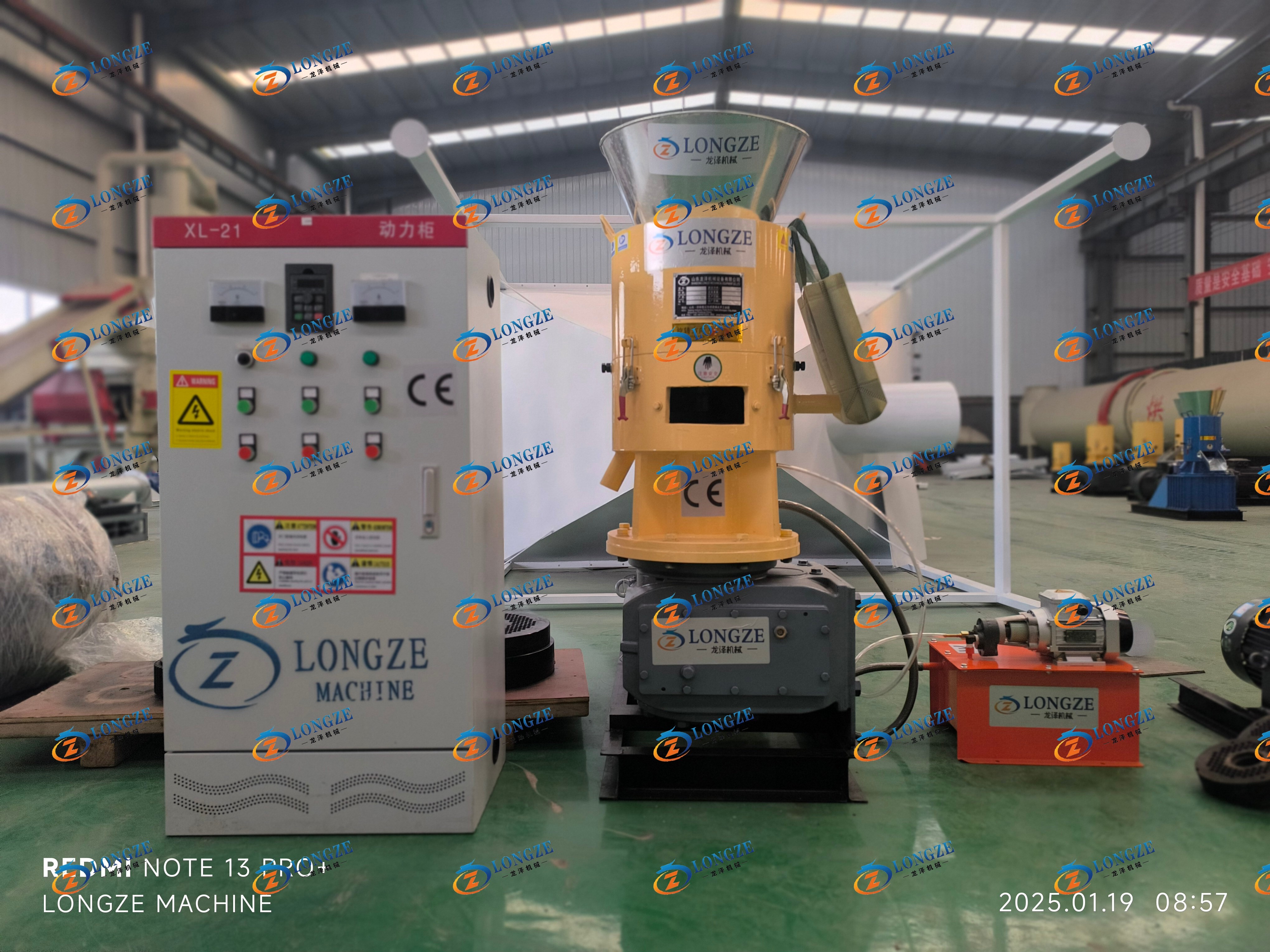 SHANDONG LONGZE ~ FLAT DIE PELLET MACHINE EXPORT