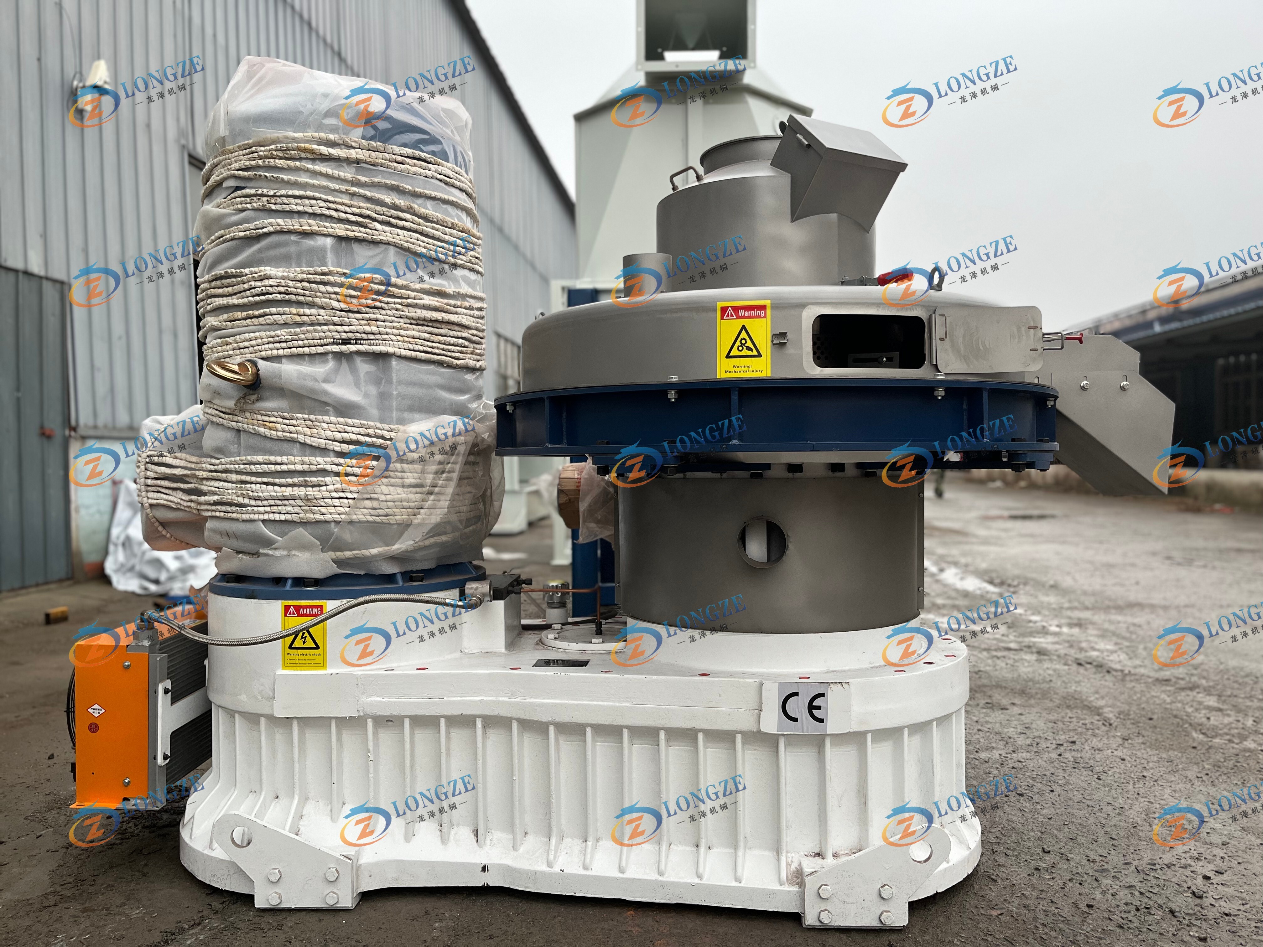 SHANDONG LONGZE ~ 2T/H WOOD PELLET PRODUCTION LINE SHIPPED TO INDIA