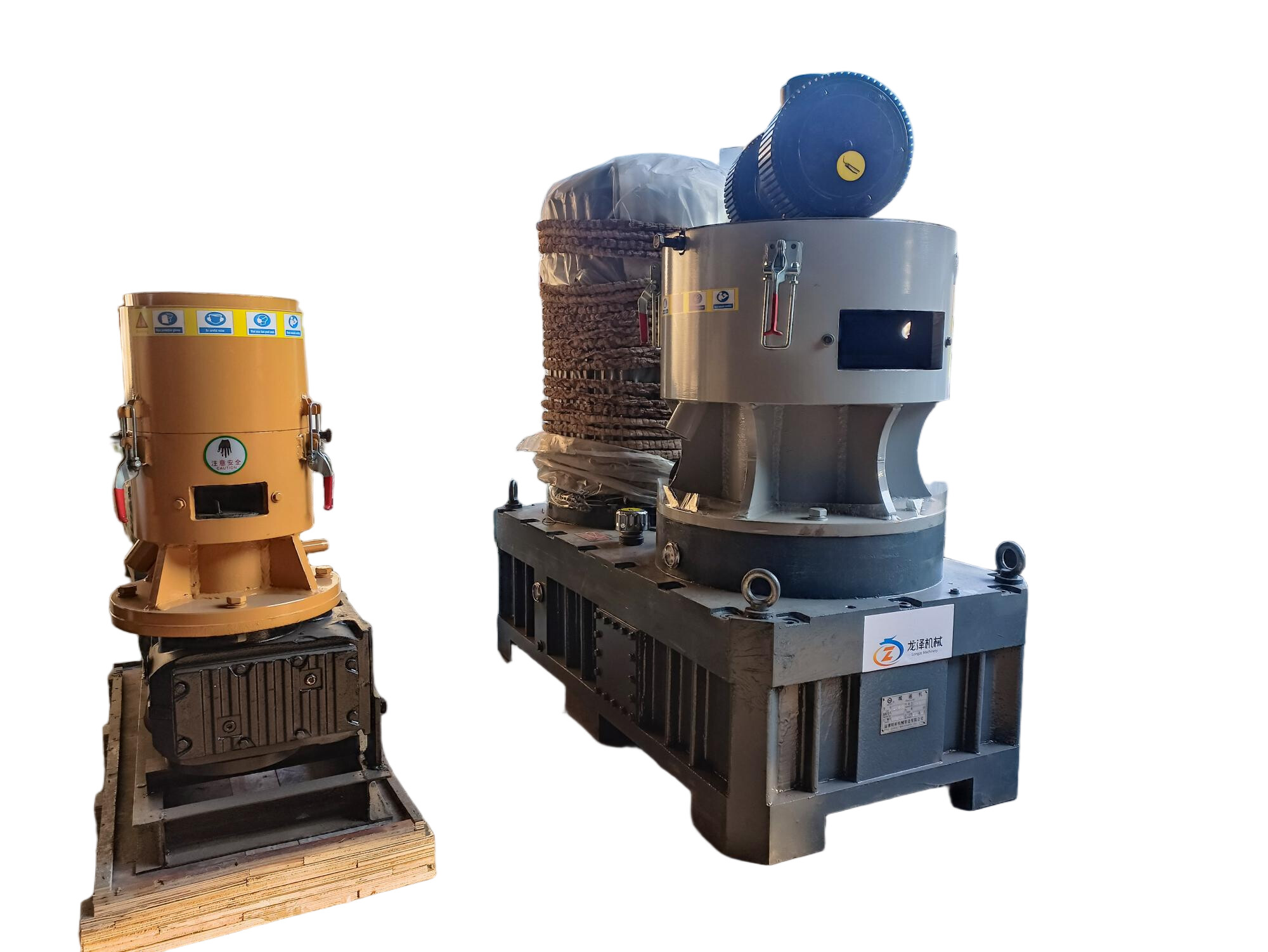 75KW SKJ560 Flat Die Wood Pellet Mchine