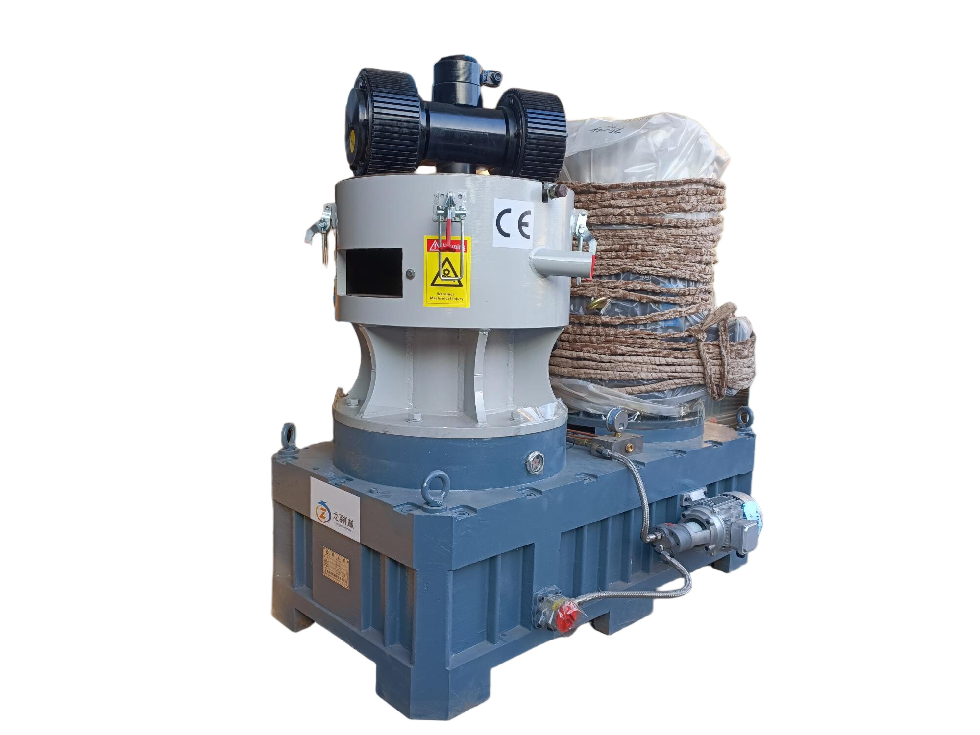 75KW SKJ560 Flat Die Wood Pellet Mchine