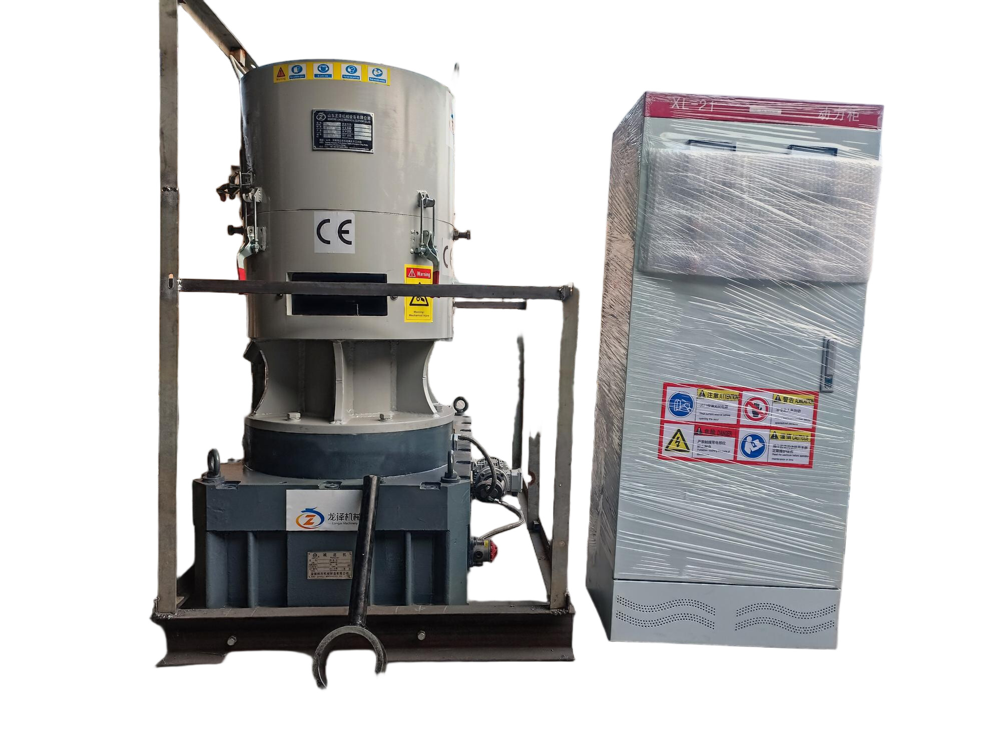 75KW SKJ560 Flat Die Wood Pellet Mchine