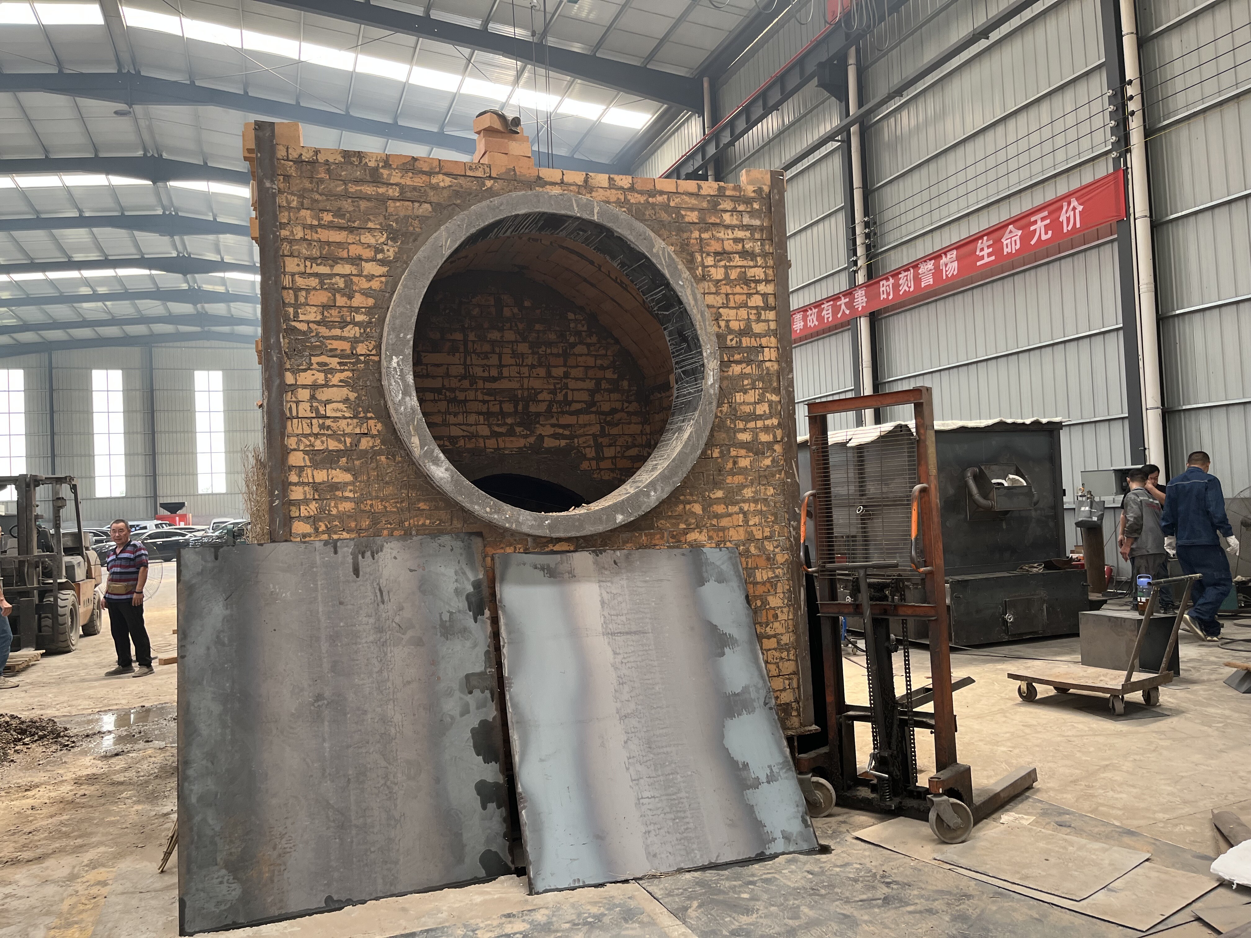 Longze Wood Pellet Hot Air Furnace Launches in Local Market!