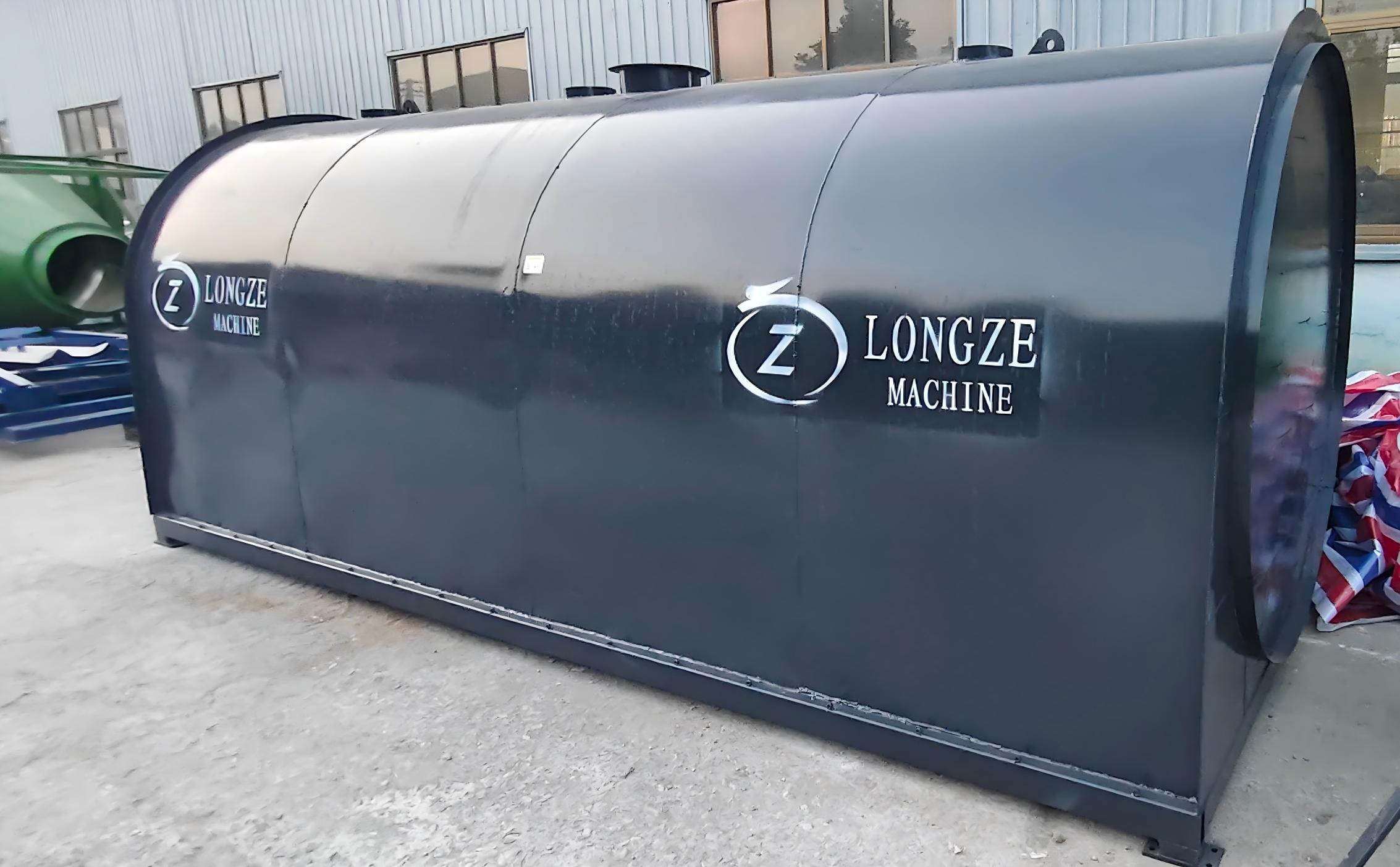 Longze Horizontal Airflow Carbonization Furnace Sent 