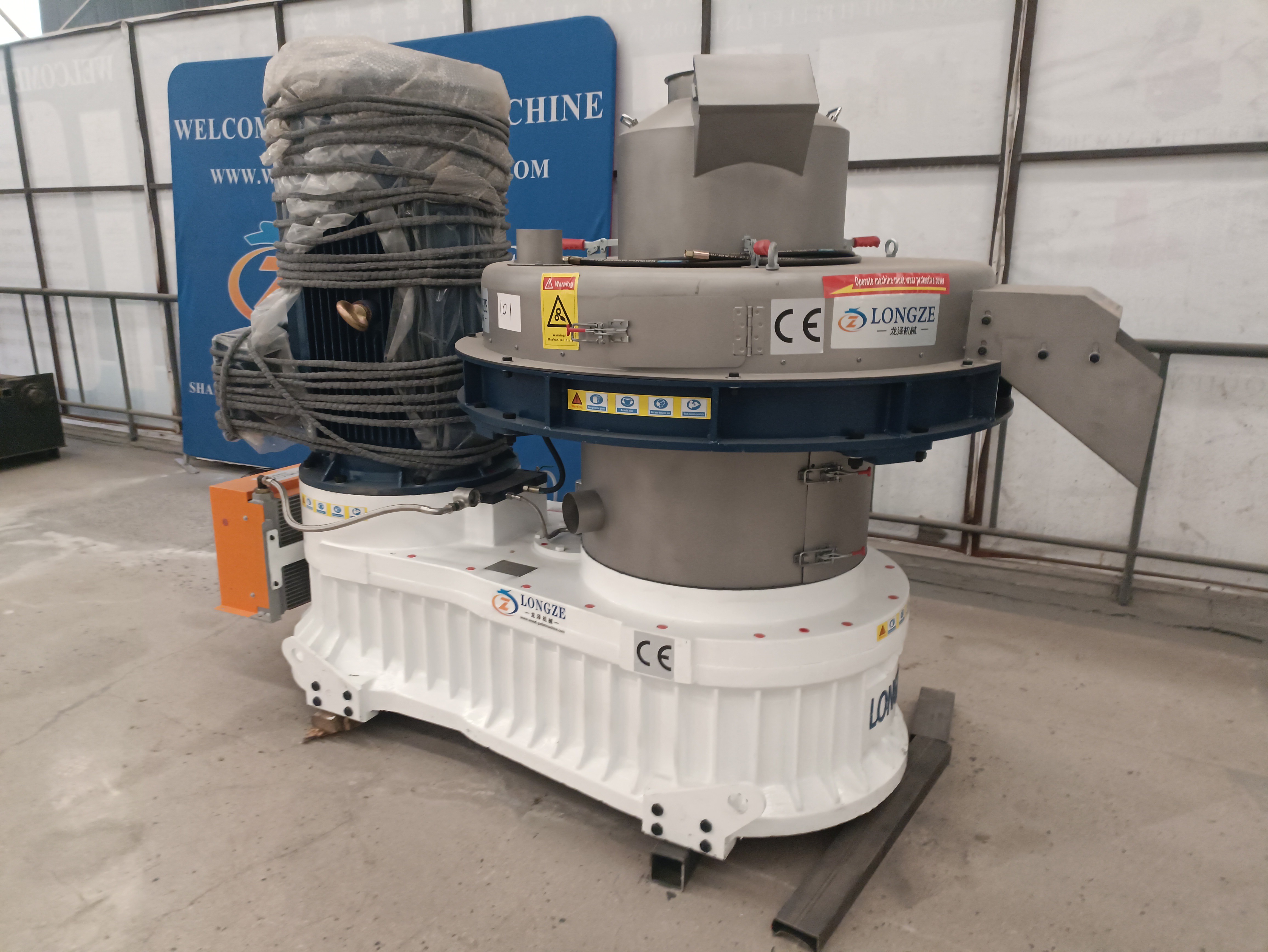 Longze 1.5-2tph pellet production line shipped to Pakistan