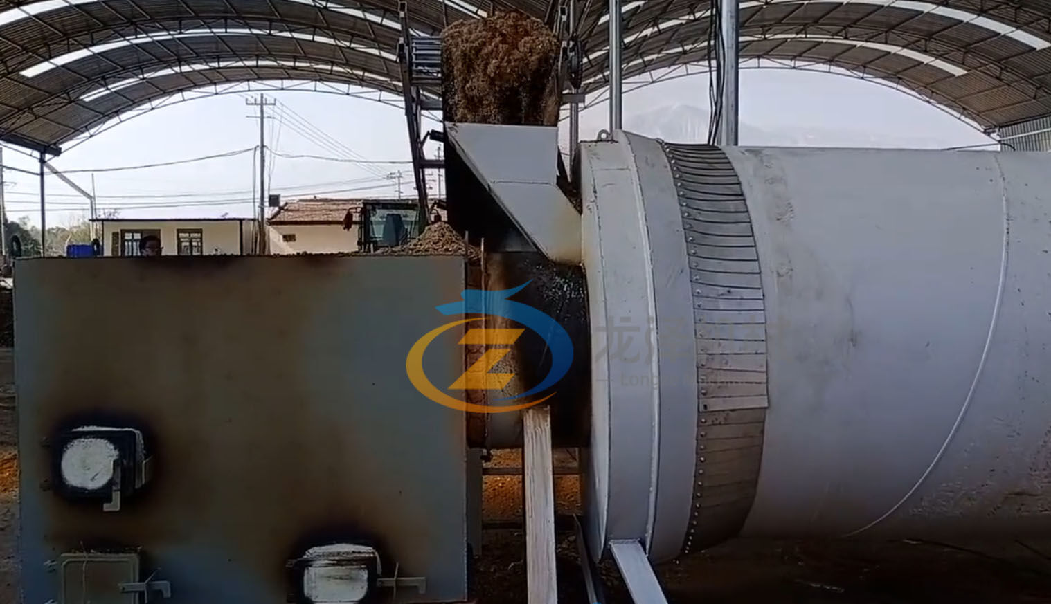 1.8x24m drum rotary dryer